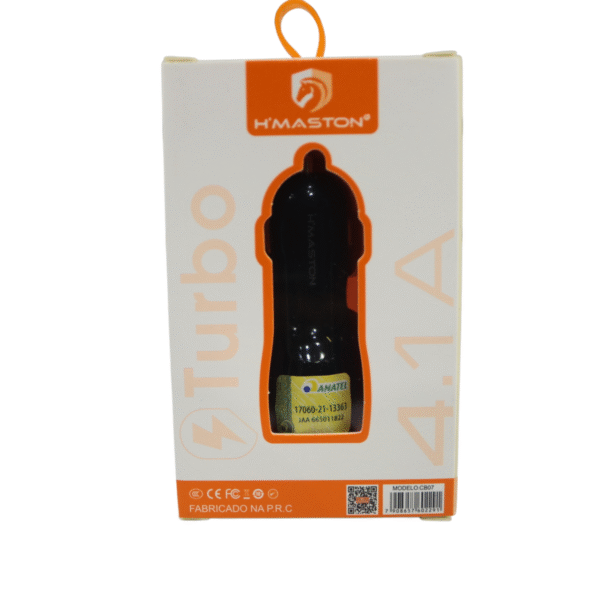 Carregador Veicular de Carro USB Duplo 48W, Padrão Carregamento Rápido Universal para Todos os Celulares - Imagem 2