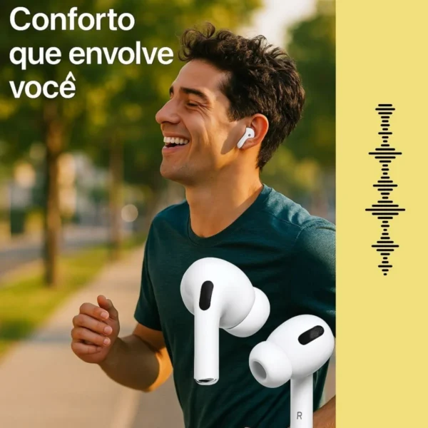 Fone Compatível iPhone AirPods Pro 3ª Geração Linha Premium - Imagem 5