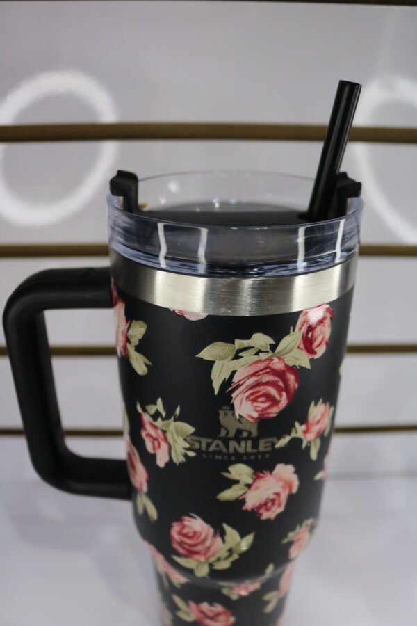 Garrafa Flores 1,2L Rosa - Imagem 2